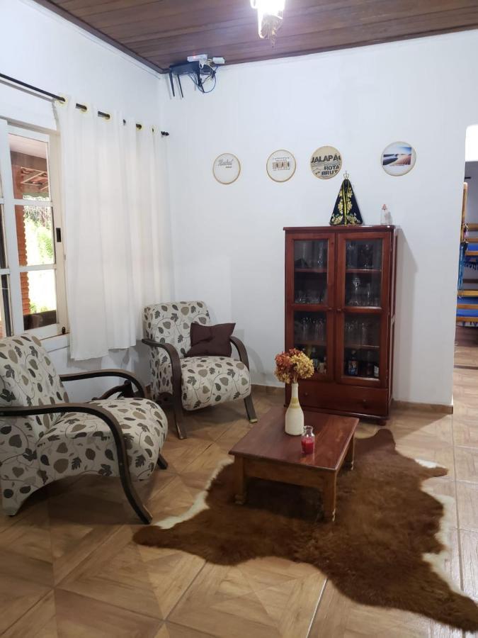 Casa de Campo Grande e Aconchegante na Montanha Santo Antônio do Pinhal Exterior foto